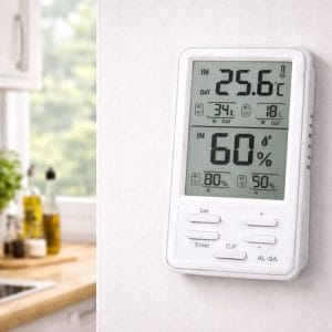 Digitalna vremenska postaja LCD termometer higrometer 12cm zunanji senzor