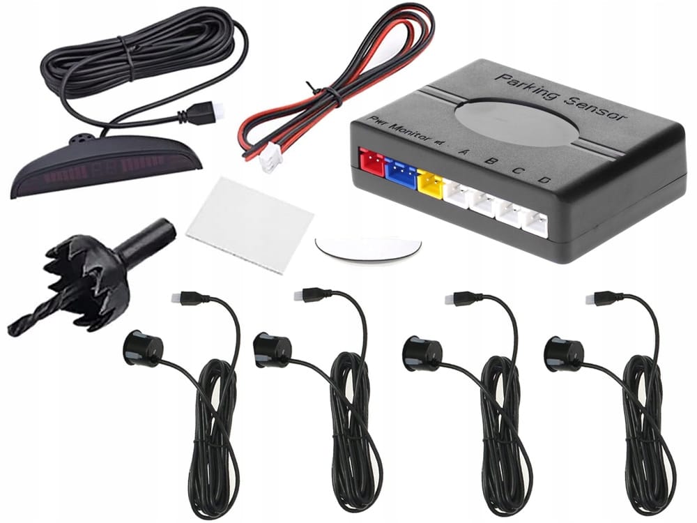 Univerzalni komplet 4x parkirnih zvočnih senzorjev LCD 12V 12 Univerzalni komplet 4x parkirnih zvočnih senzorjev LCD 12V - slika 12