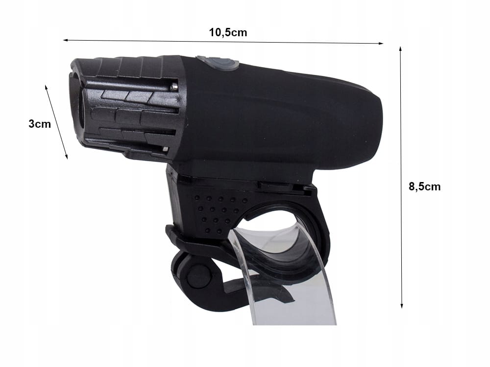 LED aku. sprednja kolesarska svetilka USB CREE XM-L2 IPX6 13 LED aku. sprednja kolesarska svetilka USB CREE XM-L2 IPX6 - slika 11