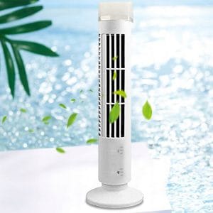Alternative view of Stolpni namizni ventilator USB 38cm LED bel