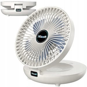 Brezžični zložljiv aku. namizni ventilator USB 24cm