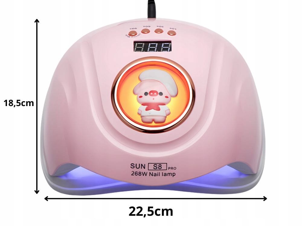 268W močna UV 57 LED profesionalna lučka za gel nohte manikura 11 268W močna UV 57 LED profesionalna lučka za gel nohte manikura - slika 9