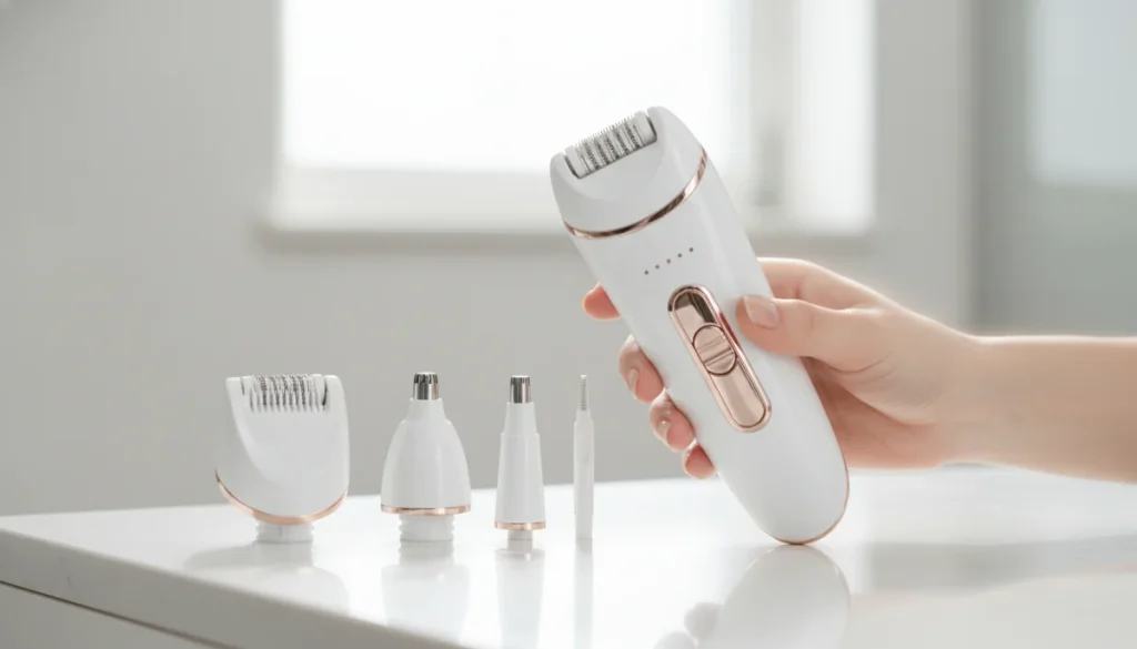 4v1 brezžični aku. epilator dlačic za obrvi bikini nos in ušesa USB - Mojaoprema.com Spletna Trgovina