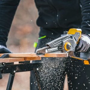 Komplet 20cm brezkrtačna akumulatorska verižna žaga
