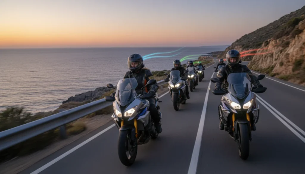Izboljšajte Svojo Motoristično Izkušnjo: Napredni Bluetooth Interkom z RGB Osvetlitvijo