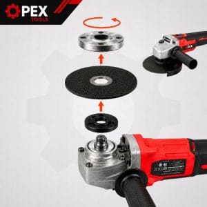 XXL komplet 4v1 21V aku. brezkrtačni vijačnik udarni ključ brusilnik vrtalnik 2x3Ah kovček 20 XXL 4-in-1 cordless tool kit with two 3Ah batteries