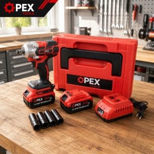 Cordless brushless impact wrench, 350Nm, 21V, 1/2