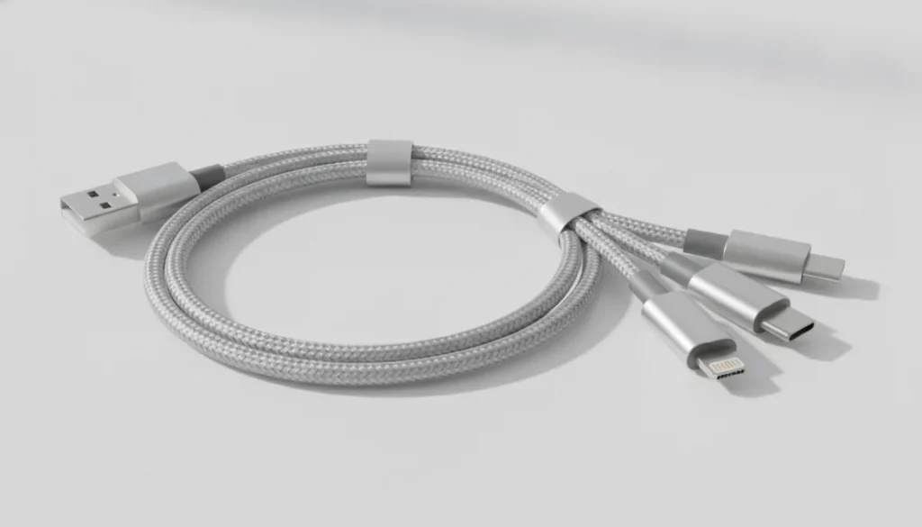 3in1 USB kabel za telefon Lightning kabel iPhone Micro USB 120cm - Mojaoprema.com spletna trgovina