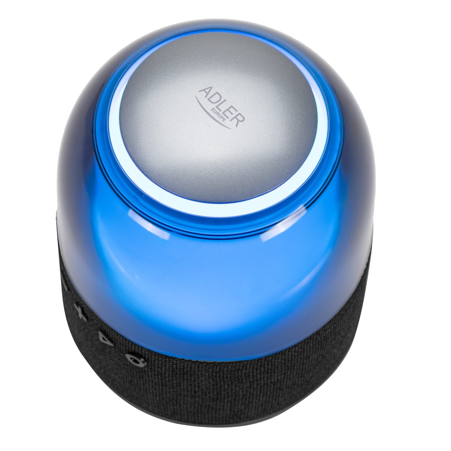 Aku. 1500mAh LED RGB prenosni bluetooth 5.0 zvočnik USB FM radio črn 9 Črn prenosni bluetooth zvočnik z RGB LED osvetlitvijo in gumbi na vrhu