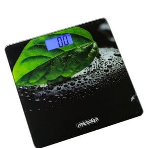 Digitalna steklena osebna tehtnica do 150kg LCD narava 23 Digitalna steklena osebna tehtnica z motivom narave in LCD zaslonom