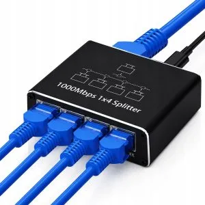 5-portni LAN preklopnik i USB hub s brzinama do 1000 Mbps
