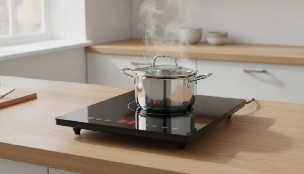Indukcijski Kuhalnik 2000W LCD - Kupite Prenosnega