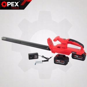Komplet aku. 21V električnih škarij za živo mejo 2x3Ah 51cm 18 Akumulatorske škarje za živo mejo z dvema baterijama in polnilnikom