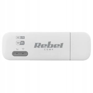 Mobilni 4G USB modem i ruter bele boje sa SIM karticom