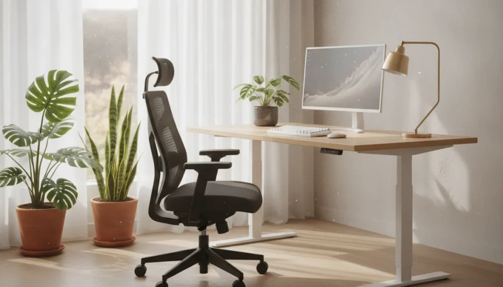 Kako pravilno izbrati ergonomsko opremo za dolgotrajno delo od doma